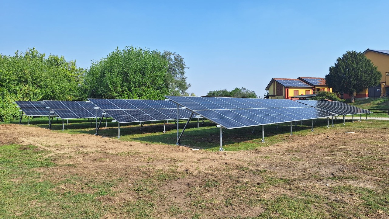 Impianto fotovoltaico da terra